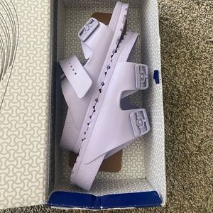 new arizona eva purple frog plastic birks